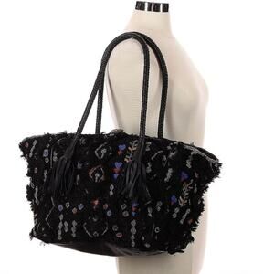 ANTHROPOLOGIE ibBan Jack tote embroidered bag